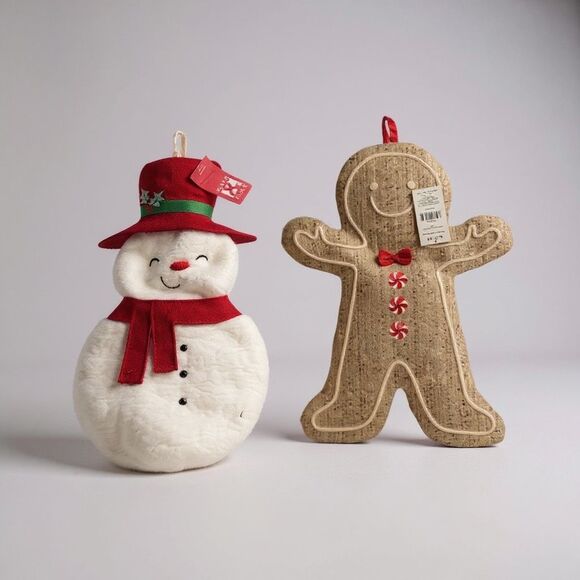 Snowman and Gingerbread Stockings - Picture 7 of 8